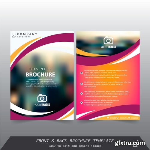 Brochure cover magazine book notepad 25 EPS