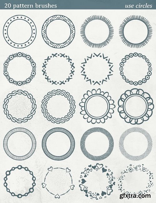 CM - 20 pattern brushes 1234464