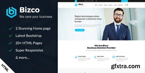 ThemeForest - Bizco - Business & Corporate HTML Template 19902002