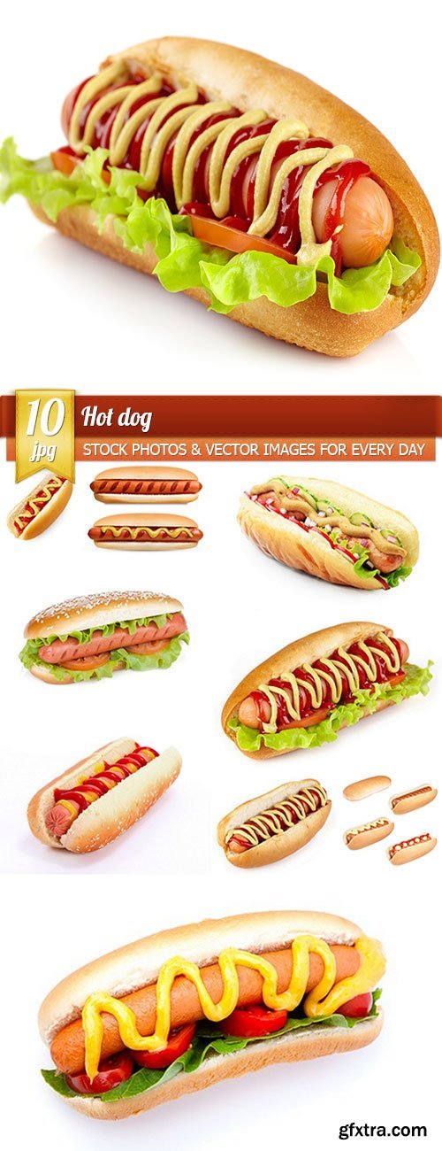 Hot dog, 10 x UHQ JPEG