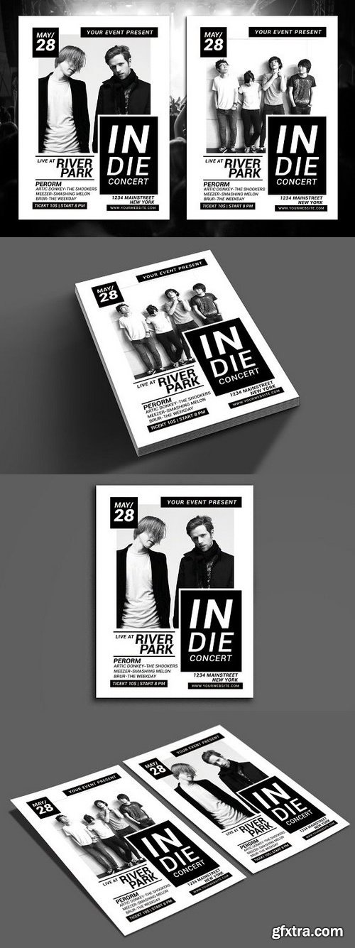 CM - Indie Music Concert Flyer 1511558