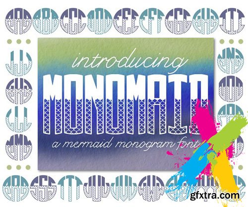 CM - Monomaid Monogram Font 1492106