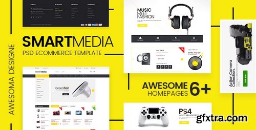 ThemeForest - Smart Media - Ecommerce PSD Template 19807876