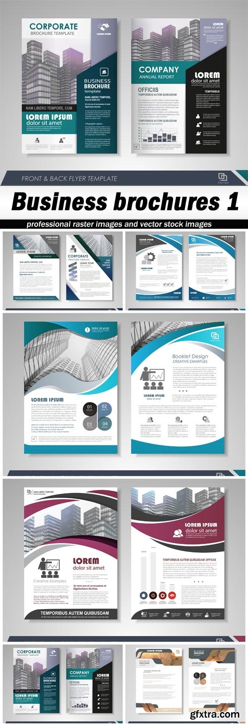 Business brochures 1 - 6 EPS