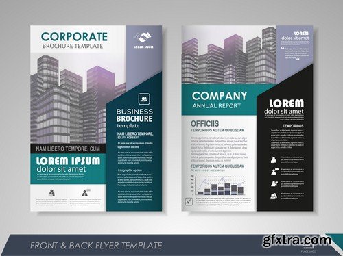 Business brochures 1 - 6 EPS