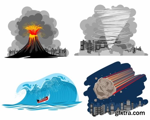 Tornado disaster natural disaster vortex 25 EPS