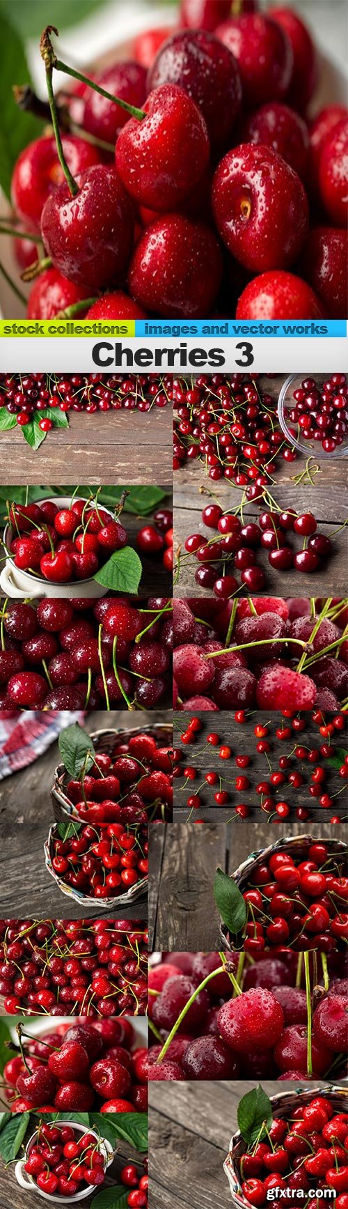 Cherries 3, 15 x UHQ JPEG