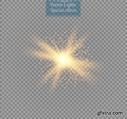 Light effect wave line lace lamp flyer banner background is a design element 25 EPS