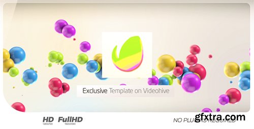 Videohive Colorful 3D Balls // Kids logo 19882847