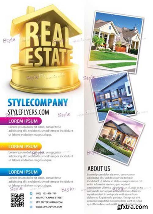 Real Estate V17 PSD Flyer Template