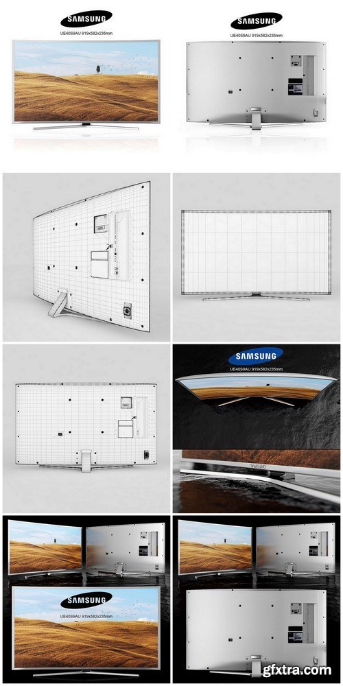 TV Samsung UE40S9AU 3D Model