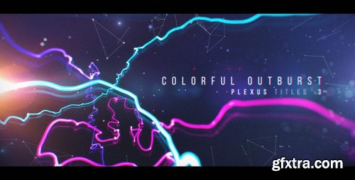 Videohive Plexus Titles 3 (Colorful Outburst) 19581783