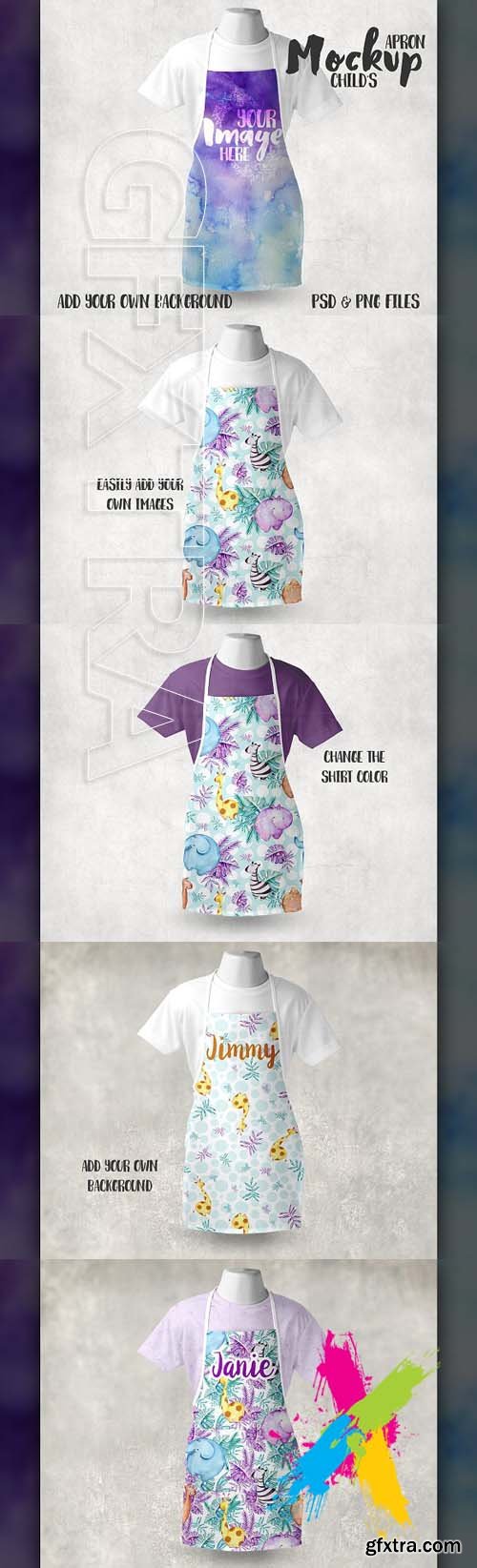 CM - Childs Apron Mockup 1492043