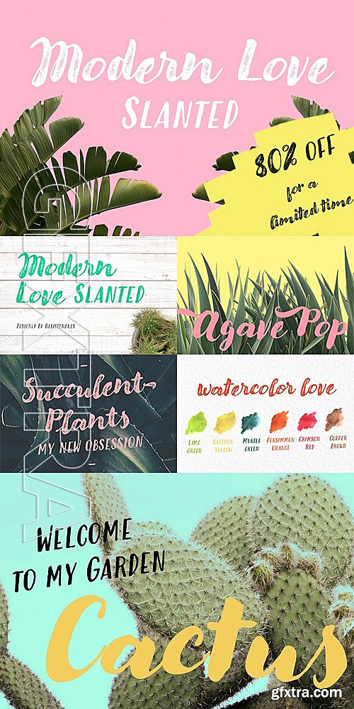 CreativeMarket Modern Love Slanted -80% Off 1415099