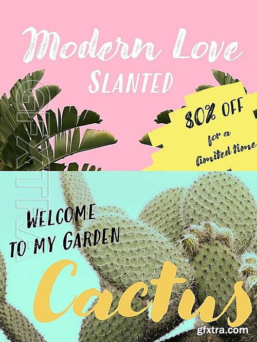 CreativeMarket Modern Love Slanted -80% Off 1415099