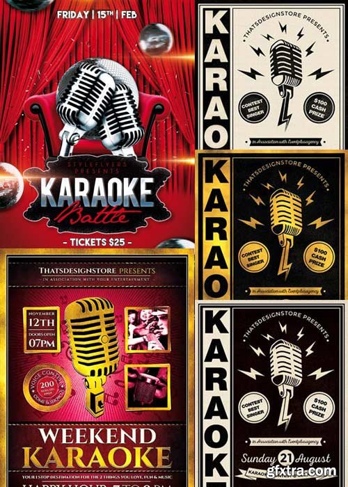 Karaoke 3in1 V1 Flyer Template