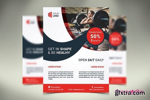 CM - Fitness Flyer / Gym Flyer 1423097