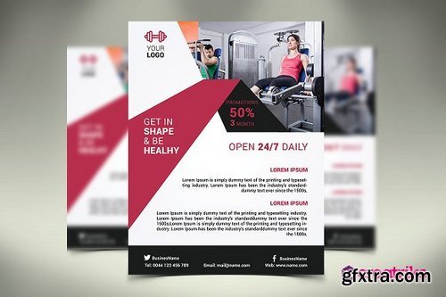 CM - Fitness Flyer / Gym Flyer 1423099