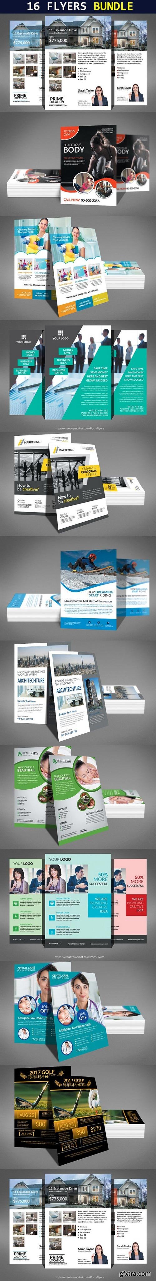 CM - 16 Business Flyers Bundle 1372803