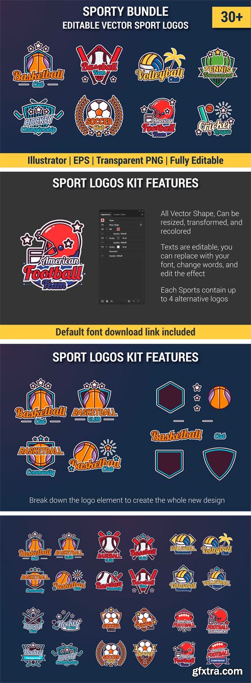 CM 1459007 - Vector Sports Logo Kit