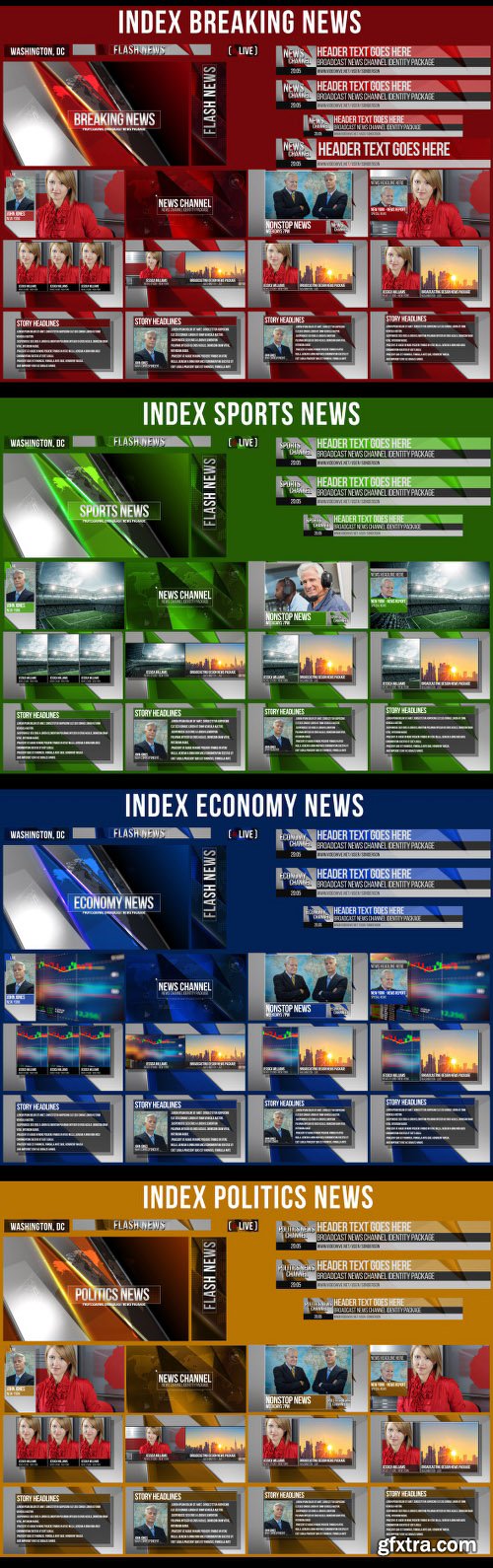 Videohive News Complete Package 19581960