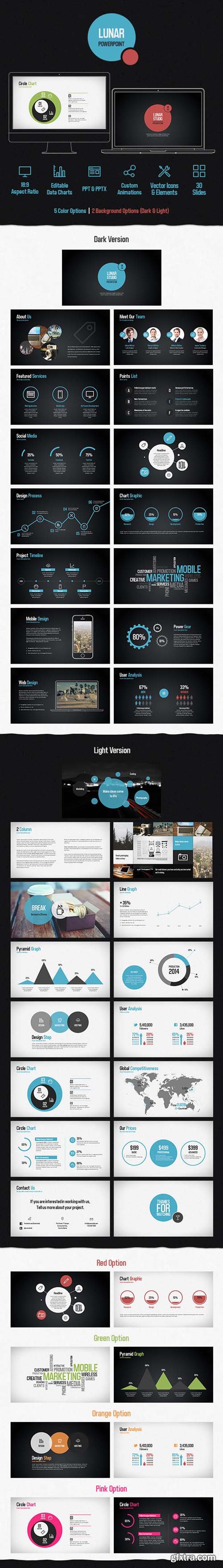 GR - Lunar Powerpoint Presentation Template 7375725