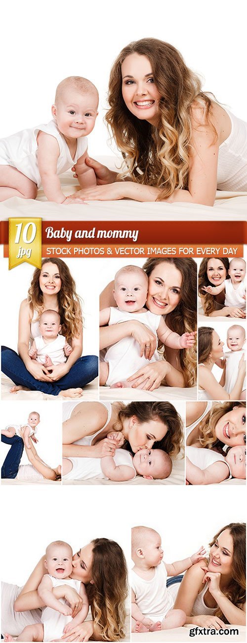 Baby and mommy, 10 x UHQ JPEG