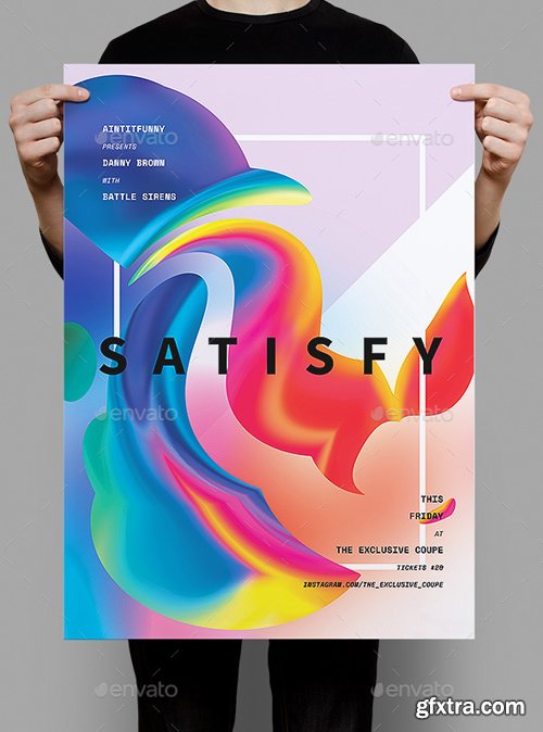 GR - Satisfy Poster / Flyer 20000607