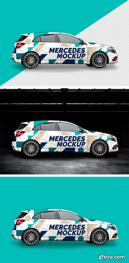 CM 1479928 - Car Mockup (Mercedes A-Class)