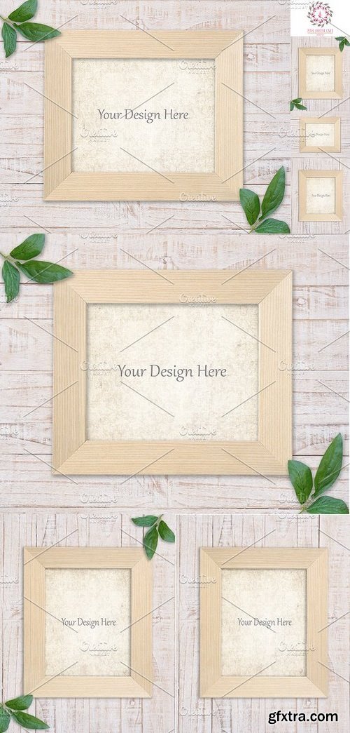 CM - 4 Styled Stock Photo Frame Mockup 1264802