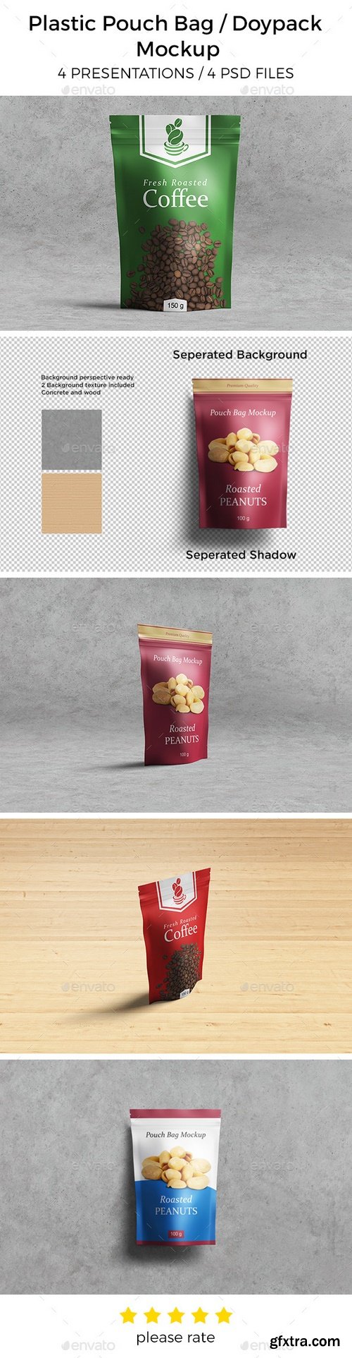 Graphicriver - Plastic Pouch Bag / Doypack Mockup 19464421