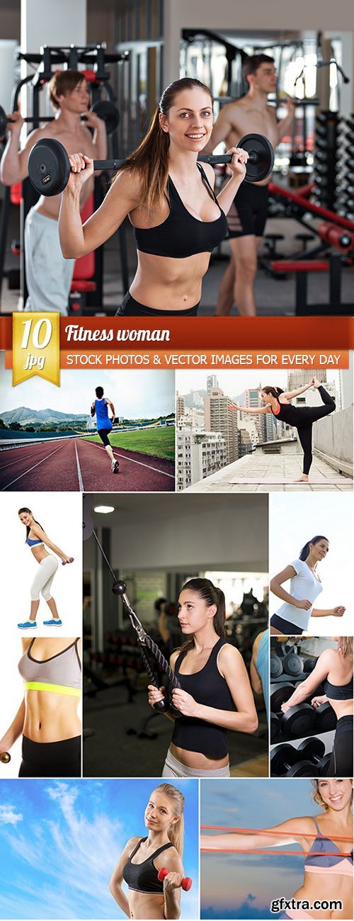 Fitness woman, 10 x UHQ JPEG