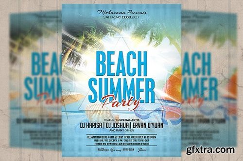 CM - Summer Beach Party Flyer / Poster 1264315