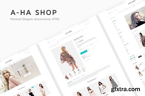 A-ha Shop - Minimal Elegant eCommerce HTML Templates