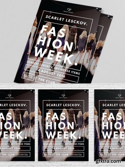 CM - Catwalk Fashion Week Flyer 1165148