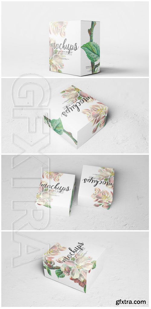 Paper Box Mockup 08