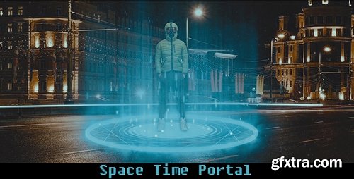 Videohive Space - Time Portal 18476108