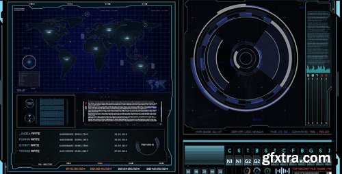 Videohive HUD Dashboard Control Interface 18933171