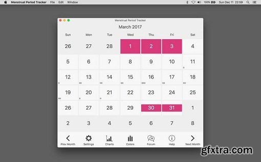 Menstrual Period Tracker 5.8.2 (Mac OS X)