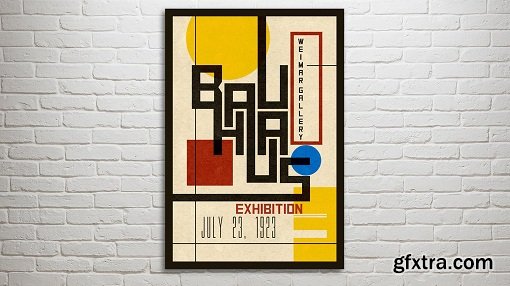 Photoshop: How to Design & Create a Vintage, Bauhaus Poster