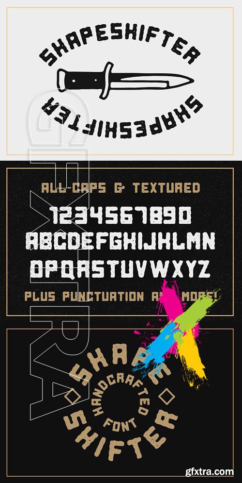 CM - SHAPESHIFTER Font Display 1516000