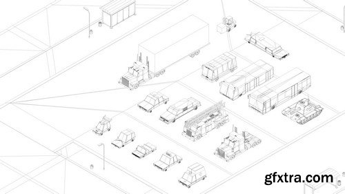 Low Poly Megapolis City Pack 3D Models