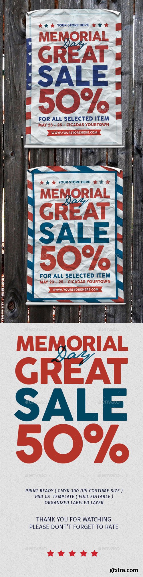 GR - Memorial Great sale 19982259