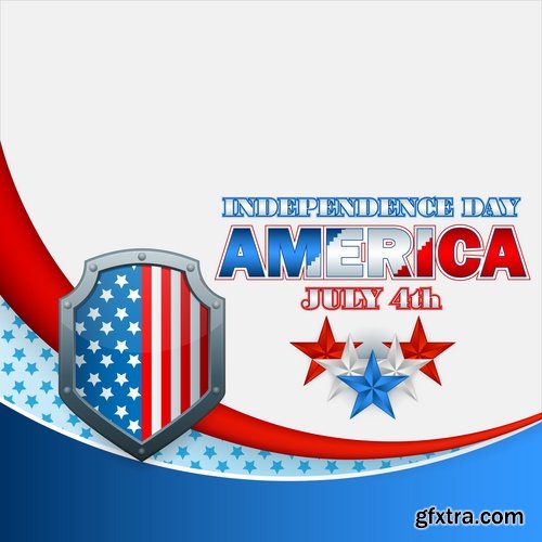 Independence Day different country flyer banner postcard cover 25 EPS