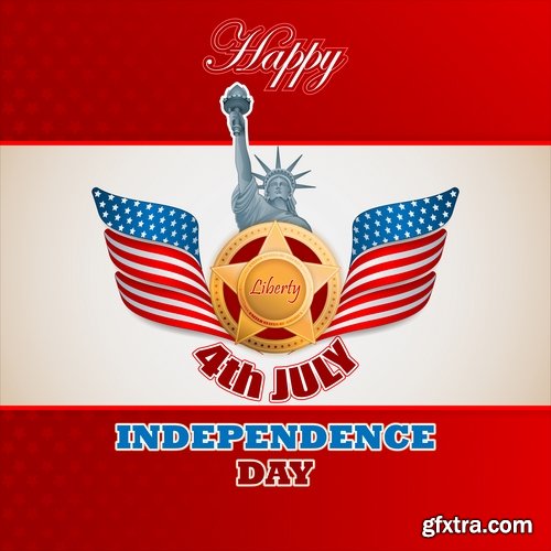 Independence Day different country flyer banner postcard cover 25 EPS