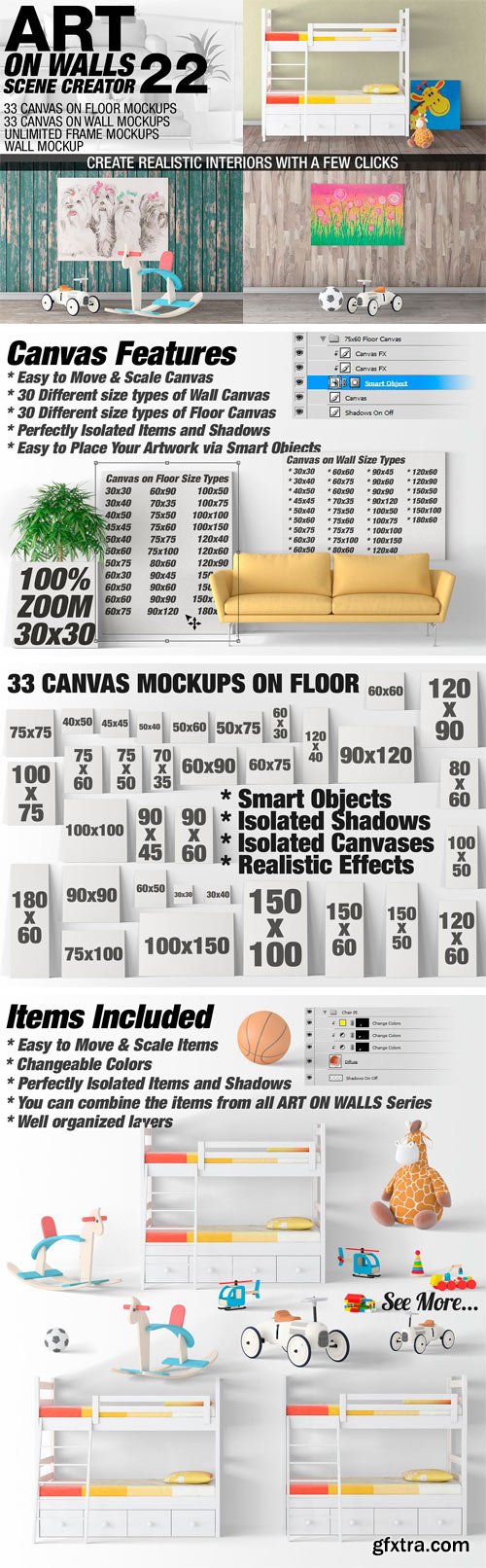 CM 1458254 - Canvas Mockups - Frames Mockups v 22