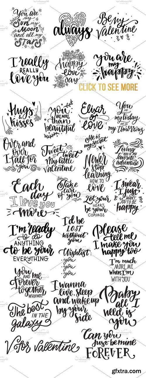 CM - Giant lettering bundle about love ? 1262391