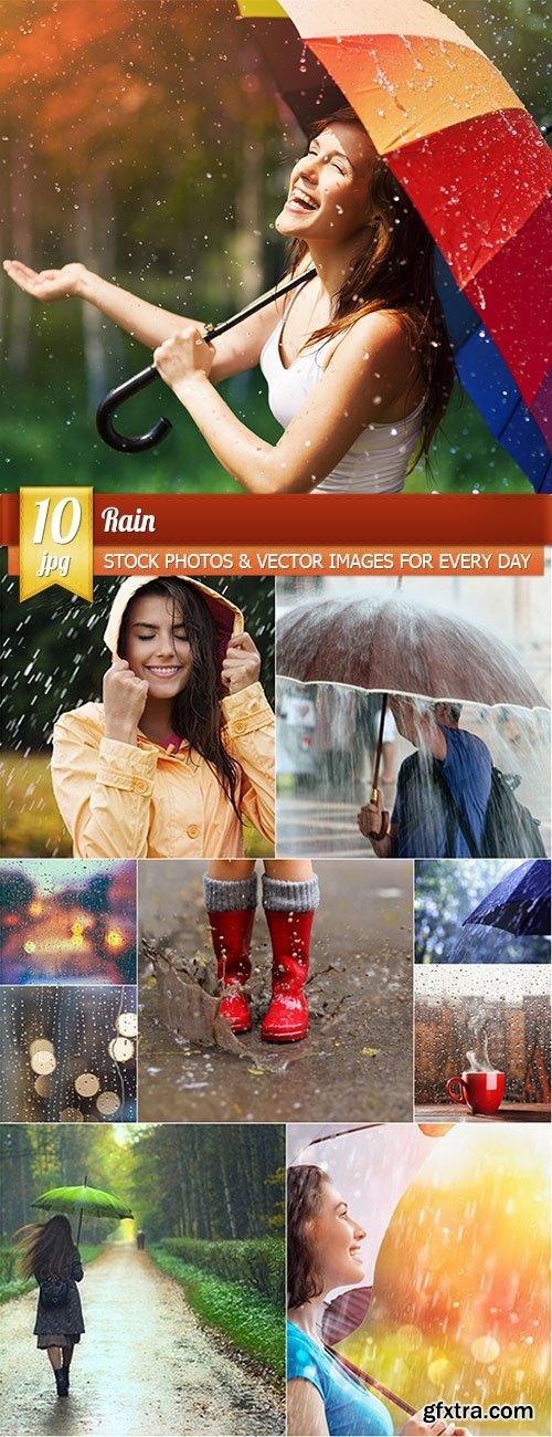 Rain, 10 x UHQ JPEG