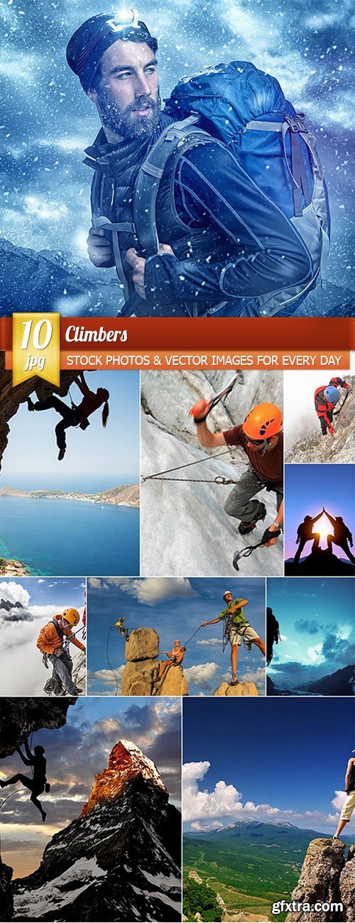 Climbers, 10 x UHQ JPEG