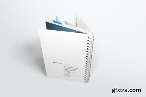 Spiral Bound Book / Catalogue Mockups 2